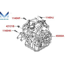 used transmission a4cf1 4-speed set hyundai kia 2008-12